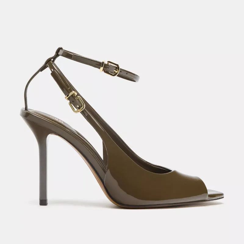 Sandalias tacón apertura Zara