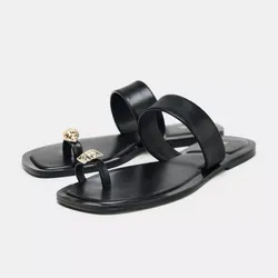 Sandalias planas Zara