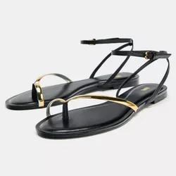 Sandalias planas Zara
