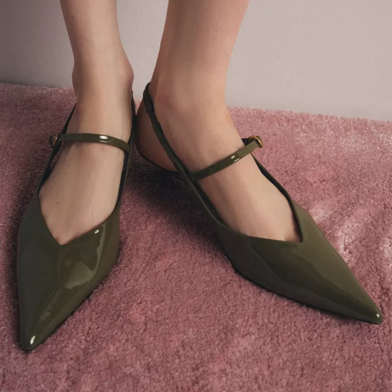 Zapatos tacón medio Zara