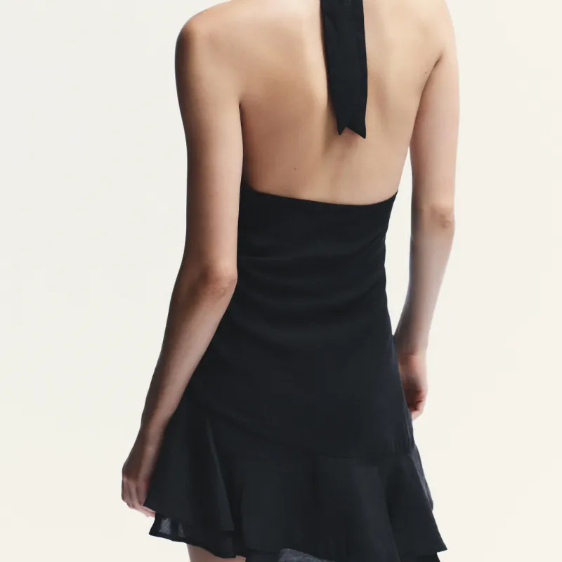 Vestido asimétrico Zara