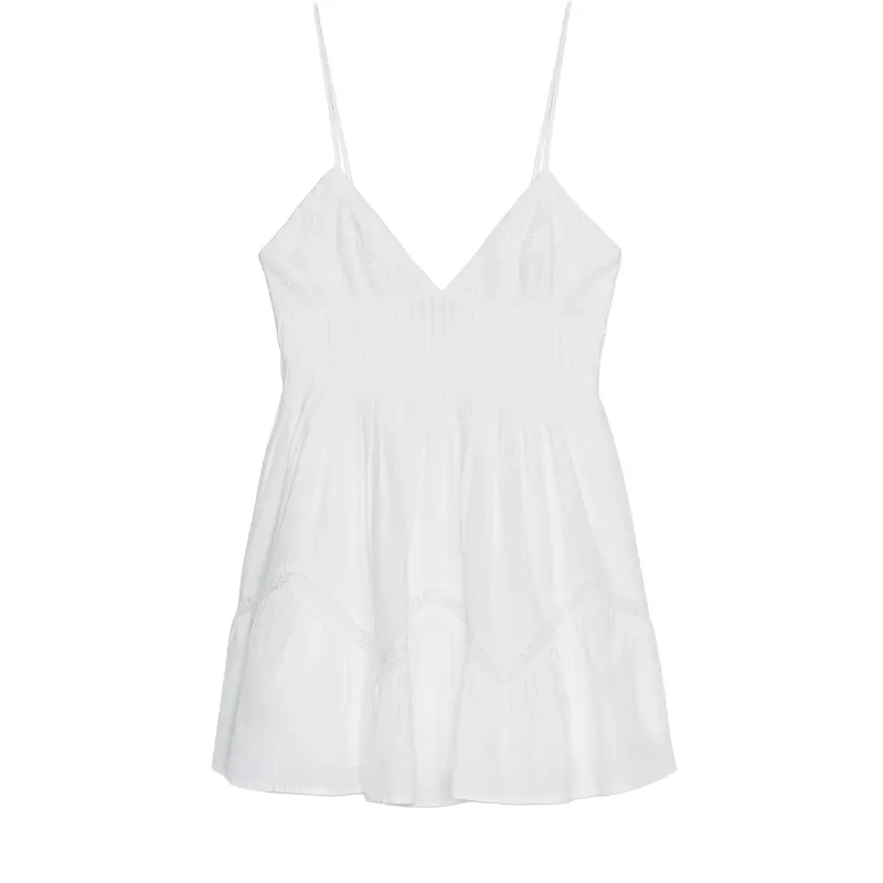 Vestido bordado Zara