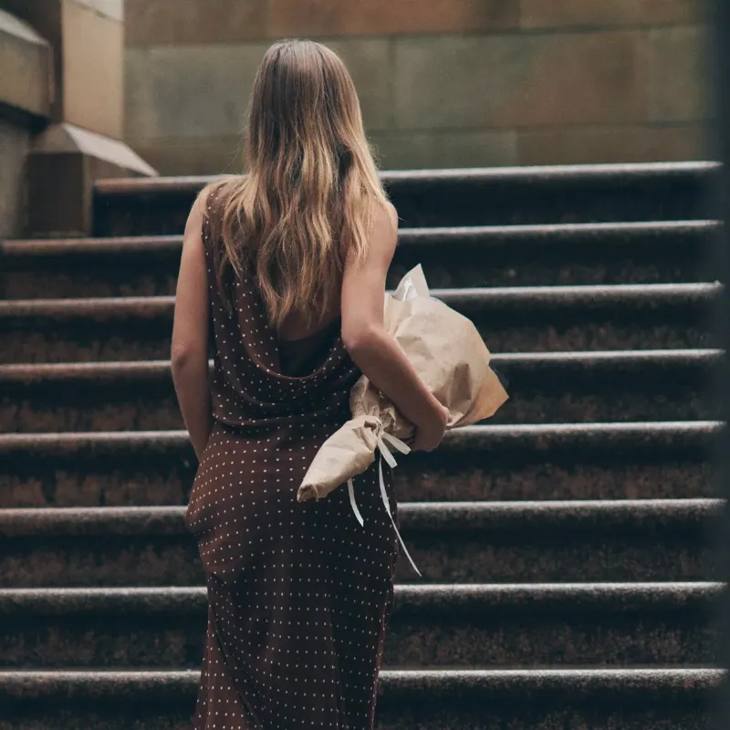 Vestido Lunares Zara