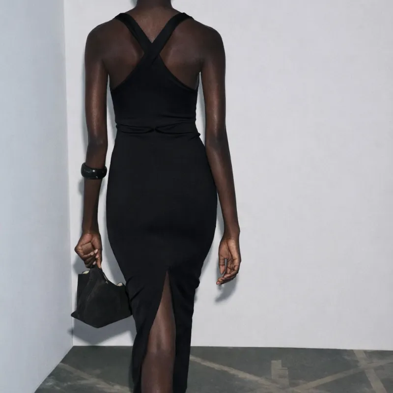 Vestido Poliamida Zara