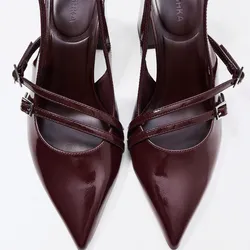 Zapato tacón cuadrado Bershka