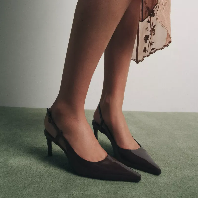 Zapatos tacón medio Zara