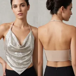 Blusa abierta espalda