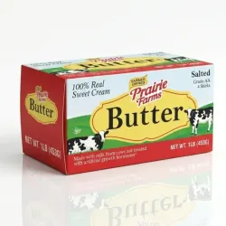Mantequilla con sal prairie 1 lb aprox.(454g)