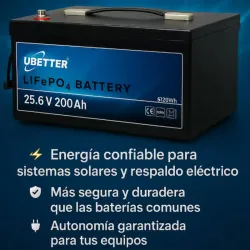 Batería LiFePO4 (5120 Wh)