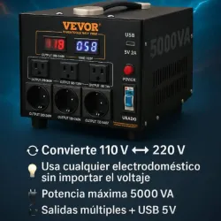 Convertidor de Energía 110V–>220V