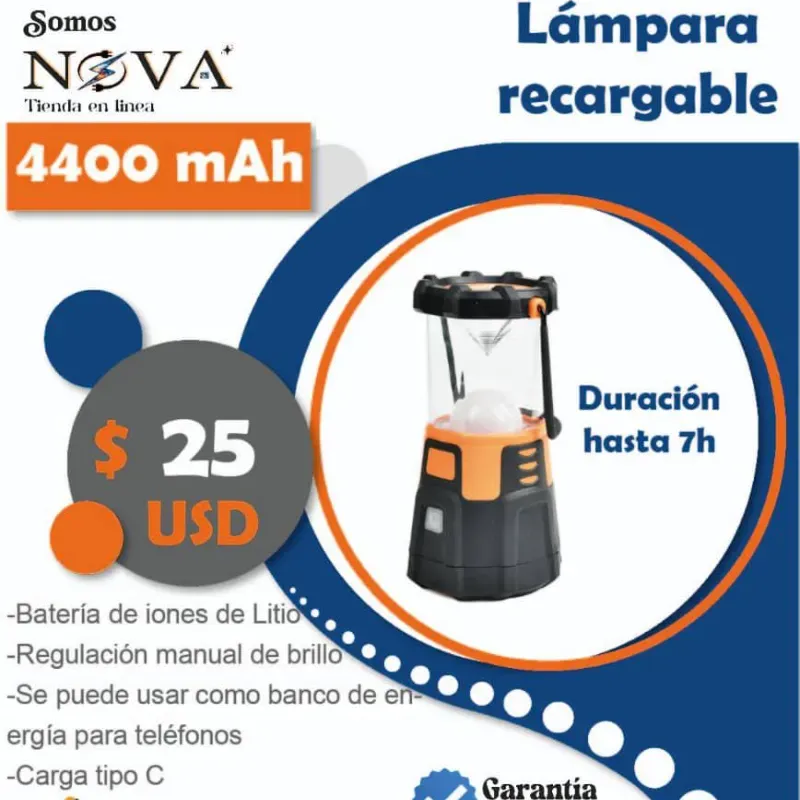 Lámpara Recargable 