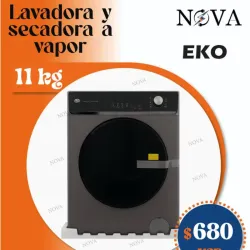 Lavadora - Secadora a Vapor Automática EKO 11kg