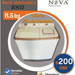 Lavadora Semiautomática EKO 8.5 kg
