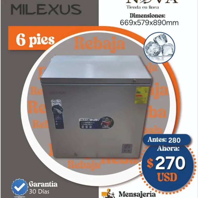 Nevera Milexus (6 pies)