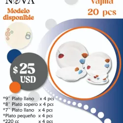 Set de Vajilla (20pcs)