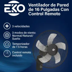 Ventilador de Pared EKO 16"