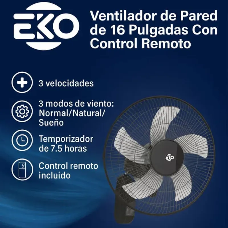 Ventilador de Pared EKO 16"