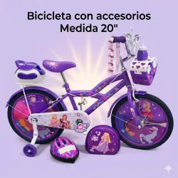 Bicicleta de Niña 20" 🟣