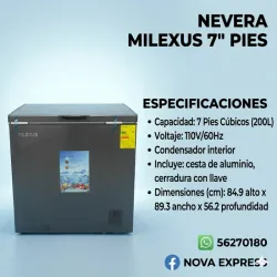 Nevera Milexus 7" Pies