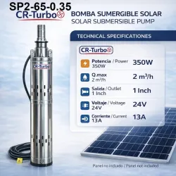 Turbina Sumergible Solar - 1" Pulg.