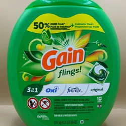 Cápsulas de lavado Gain Flings! (102)