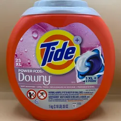 Cápsulas Tide Downy para lavar (25XL)