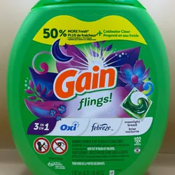 Cápsulas Gain para lavar (102)