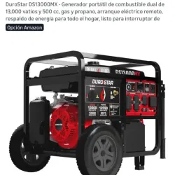GENERADOR DUROMAX DUALFUEL 13000W