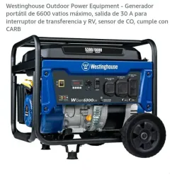 Generador Westinghouse 6600 W