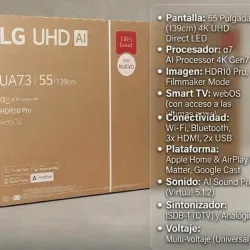 Smart TV LG 4k 55 pulgadas 2025