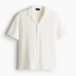 Camisa beich de algodón 