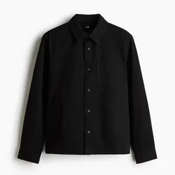 Camisa negra mezclilla