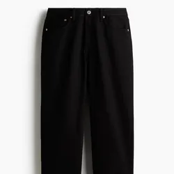 Pantalón recto negro