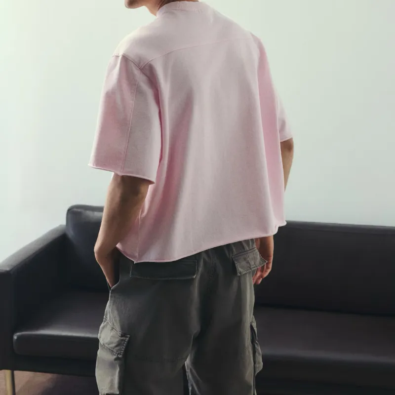 Pullover Oversized Boxy Rosa