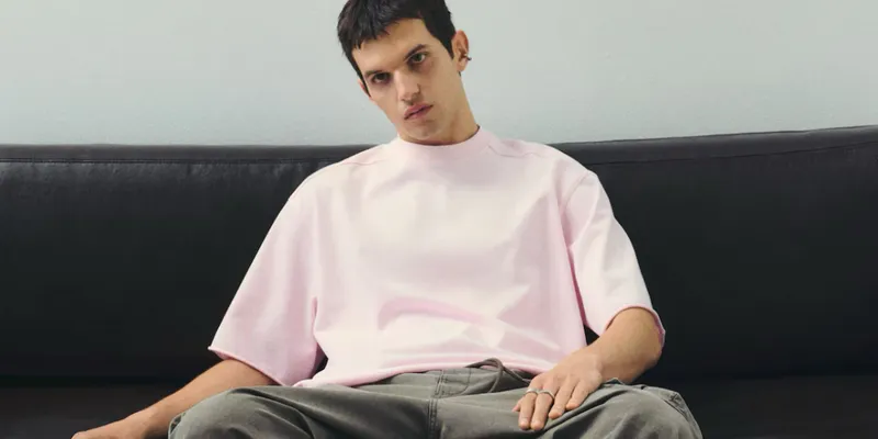 Pullover Oversized Boxy Rosa