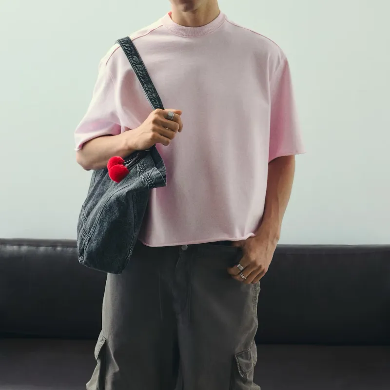 Pullover Oversized Boxy Rosa