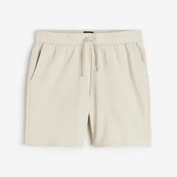 Short de felpa beige