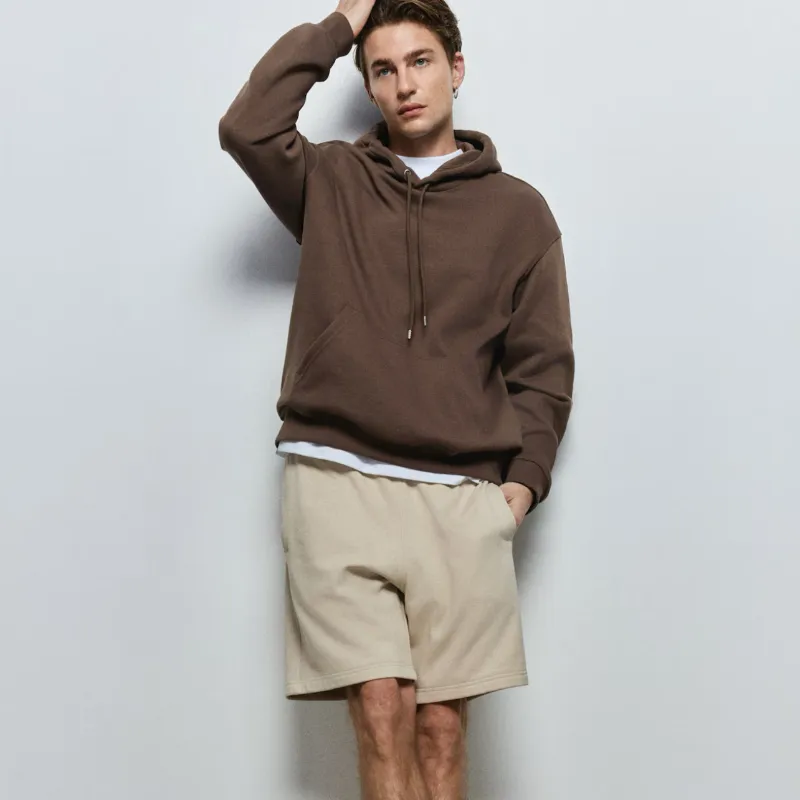 Short de felpa Beige