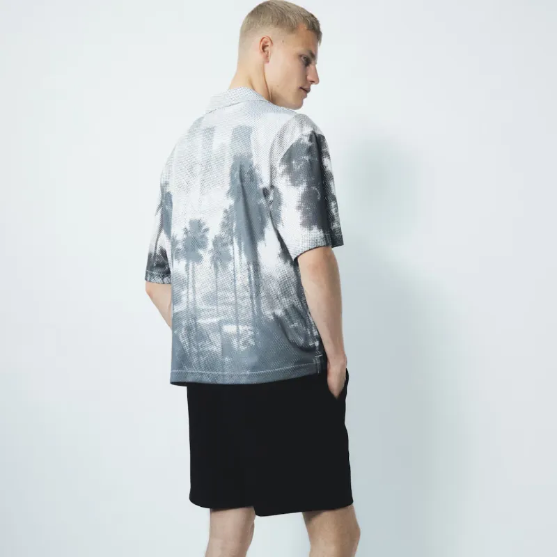 Short de felpa negro