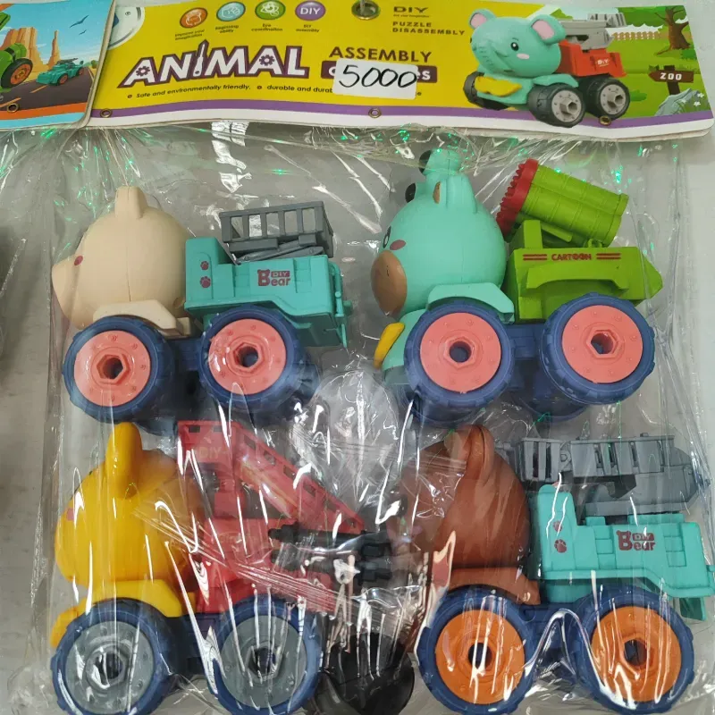 Carritos de animales para ensamble 