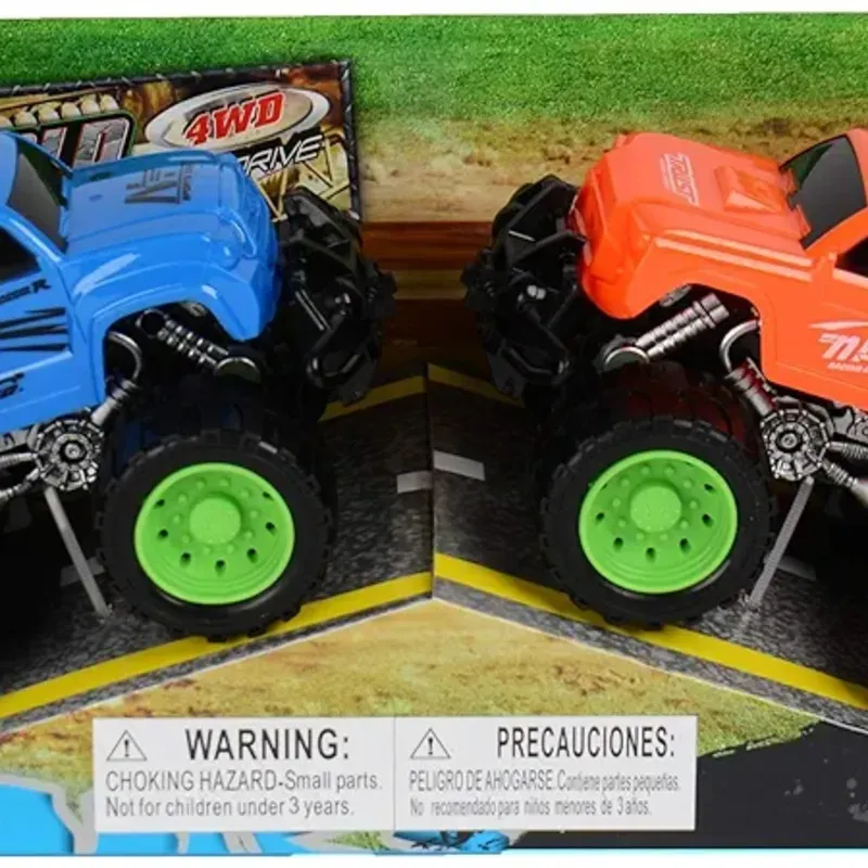 Juego de 2 camiones monster