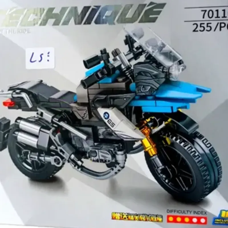 Moto Armable Juego Bloques Kit Set Construcción Didáctica