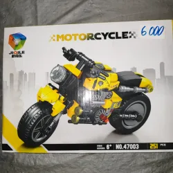 Moto Custom Amarilla (Yellow Storm)