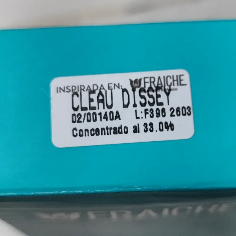 Perfume Para Hombre Fraiche CLEAU DISSEY 
