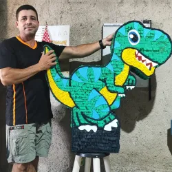 Piñata Dinosaurio 