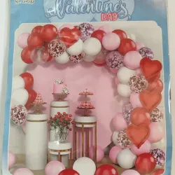 Set de globos corazones 