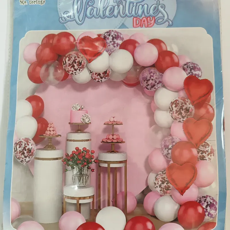 Set de globos corazones 