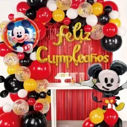 Set de globos Mickey Mouse 