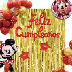 Set de globos Minnie Mouse 