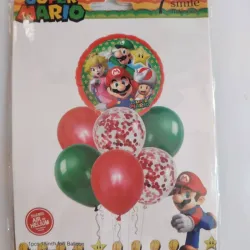 Set de globos Súper Mario 